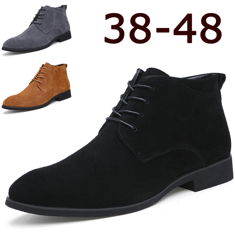 Crossfit Male - Buty męskie biznesowe Chukka męskie buty