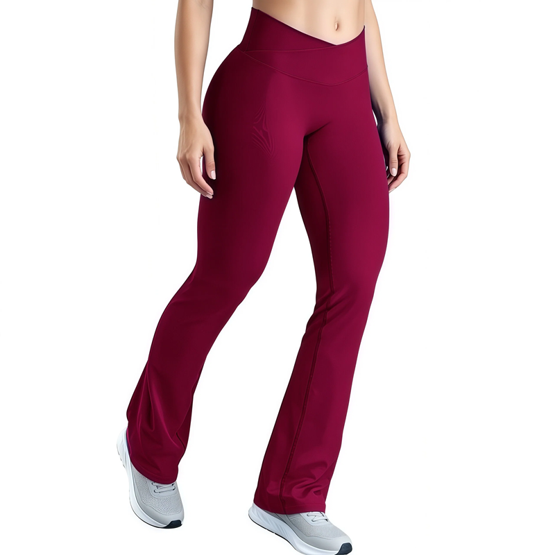 Crossfit Yoga - HISTELLO Vision Flare Sportowe Legginsy Damskie