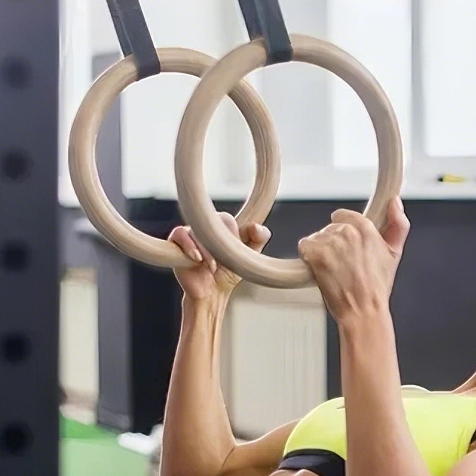2 szt./para Drewniane przenośn – Gymnastic Ring Wood recenzja i cena
