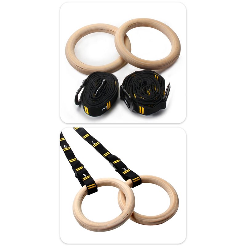 Obręcze gimnastyczne 1,25 cala – Gymnastic Ring Wood recenzja i cena